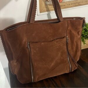 Beautiful Allsaints Suede Tote